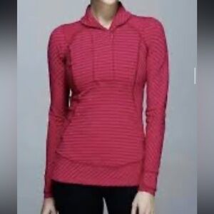 Lululemon Athletica Pink Striped Top